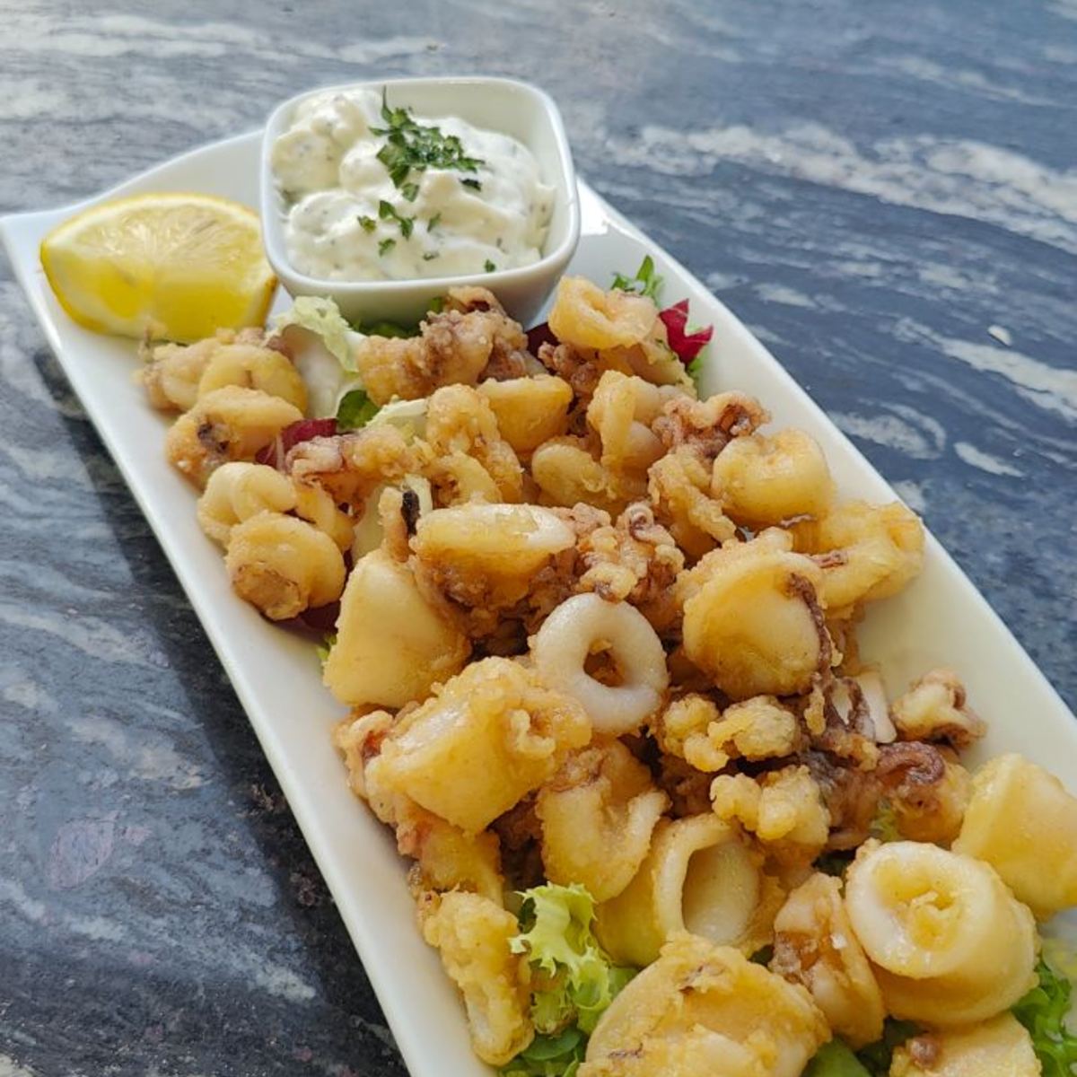 Fried calamari