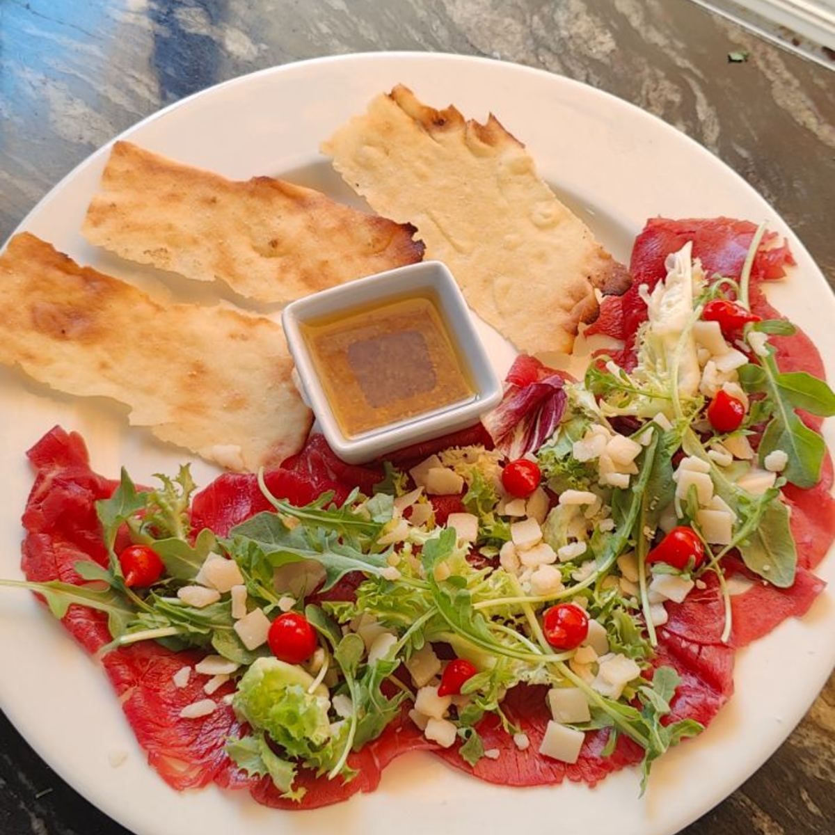Beef carpaccio