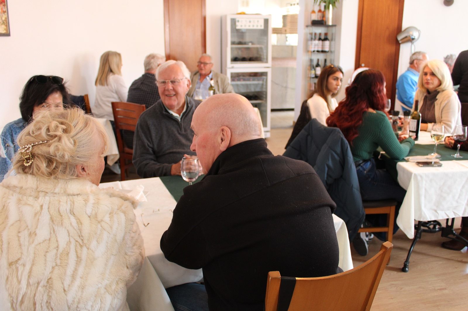 Lunch in the dining room